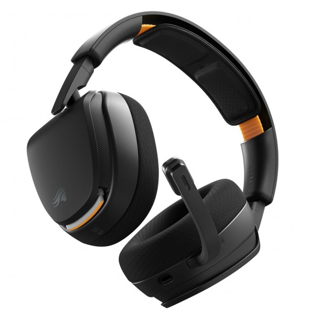 Glorious Gaming GHS Wireless InfinitePlay Headset Head-band Bluetooth Charging stand Black