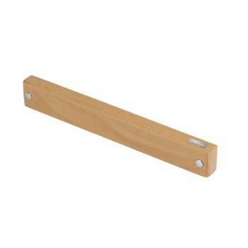 Magnetic knife strip in Artelegno beech wood - 35 cm