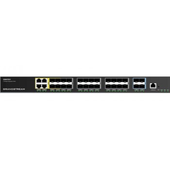 Grandstream GWN 7831 24x SFP, 4x SFP+, 4x GbE combo, L3 Managed Switch | Web | L3 Aggregation Switches