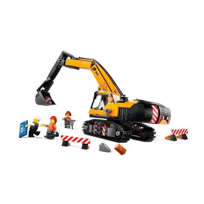 LEGO CITY 60420 Yellow Construction Excavator