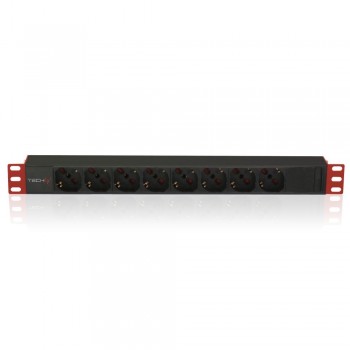 Techly Multi-Socket 8 Sockets for Rack 19