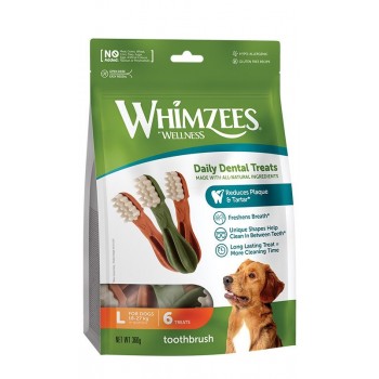 WHIMZEES Adult Toothbrush L - dog treat - 6