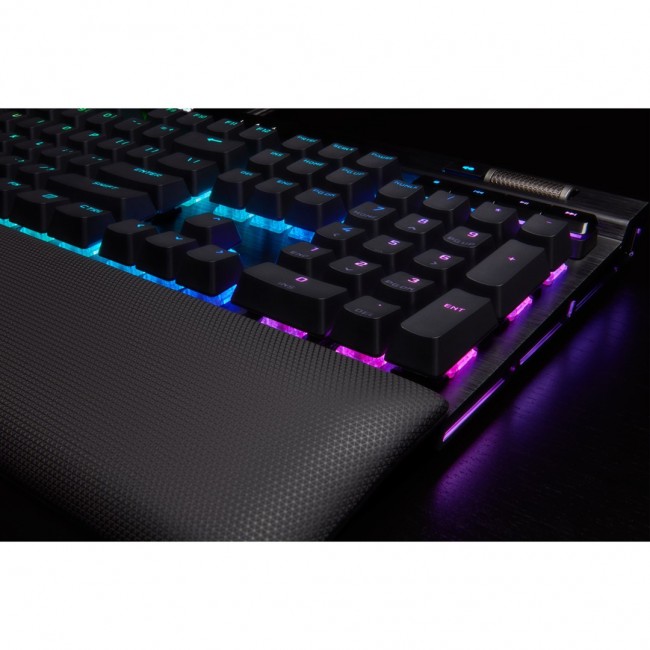 Corsair K100 RGB Gaming Keyboard, Corsair OPX, RGB LED - Black Corsair K100 RGB Gaming Keyboard, Corsair OPX, RGB LED - Black