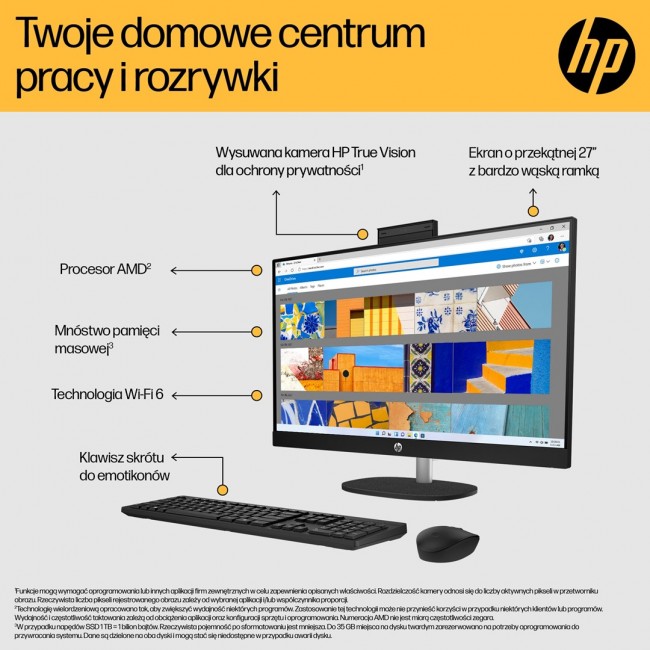 HP 27-cr0232nw AMD Ryzen 5 7520U 68.6 cm (27 HP 27-cr0232nw AMD Ryzen 5 7520U 68.6 cm (27