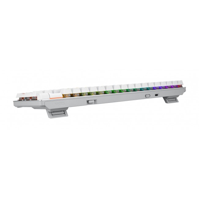 ASUS ROG Strix Scope II 96 RX Wireless keyboard Gaming USB + RF Wireless + Bluetooth White