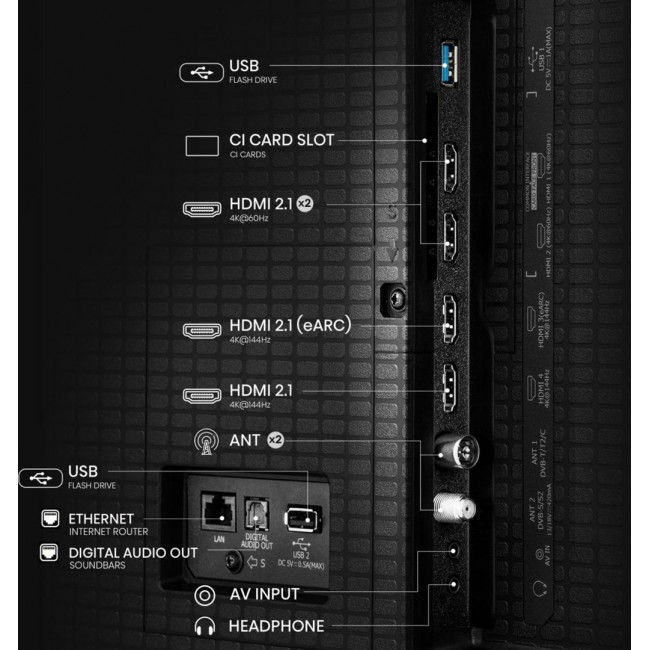 Hisense 55U7Q 139.7 cm (55 Hisense 55U7Q 139.7 cm (55