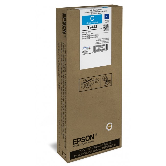 Epson WF-C5xxx Series Ink Cartridge L Cyan Epson WF-C5xxx Series Ink Cartridge L Cyan