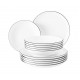 Seltmann Weiden Lido Round Porcelain White 12 pc(s)