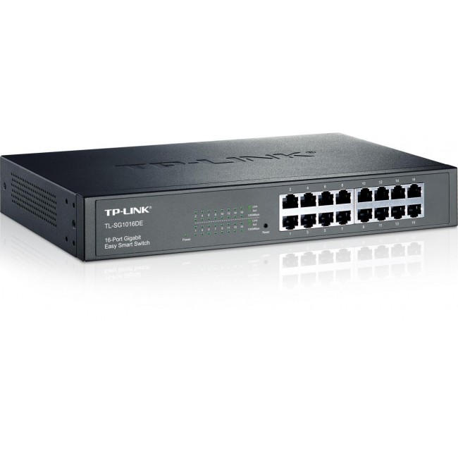 TP-Link TL-SG1016DE network switch Managed L2 Gigabit Ethernet (10/100/1000) Black