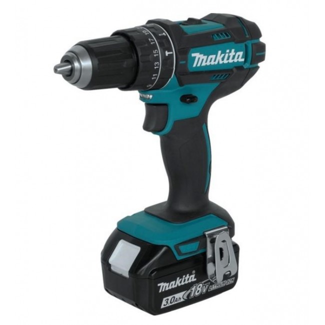 Makita DHP482RFJ drill 1900 RPM 1.8 kg Black, Blue