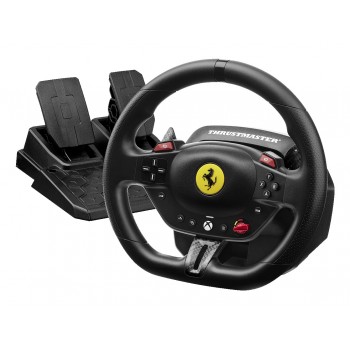 Thrustmaster T98 Ferrari 296 GTS Black USB Steering wheel + Pedals Analogue / Digital PC, Xbox One, Xbox Series S, Xbox Series X, Xbox One X, Xbox One S