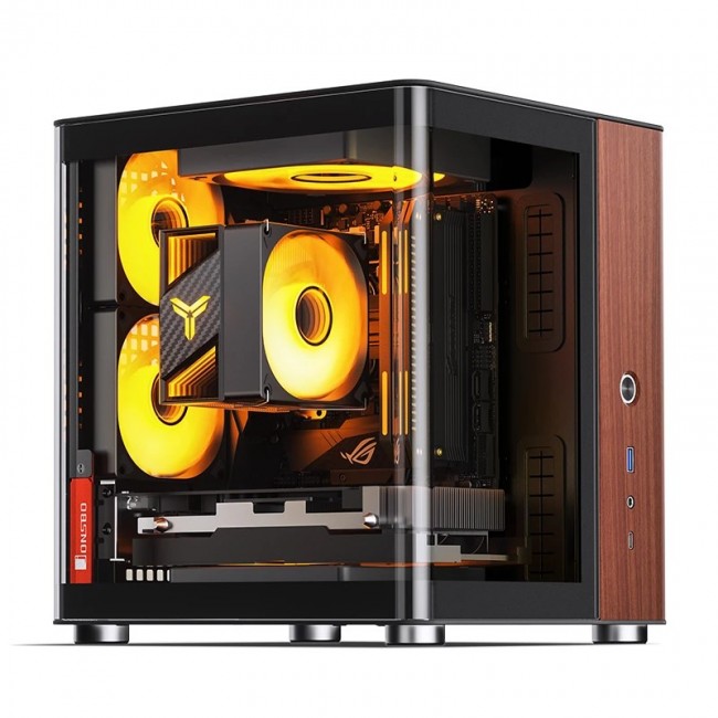 PC Case Jonsbo TK-0, Mini-Tower, Mini-ITX, black