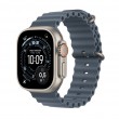 Apple Watch Ultra 3 GPS + Cellular 49mm Natural Titanium Case with Anchor Blue Ocean Band Apple Watch Ultra 3 GPS + Cellular 49mm Natural Titanium Case with Anchor Blue Ocean Band
