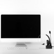 LogiLink BT0059 headphones/headset Wireless Head-band Office/Call center Bluetooth Charging stand Black