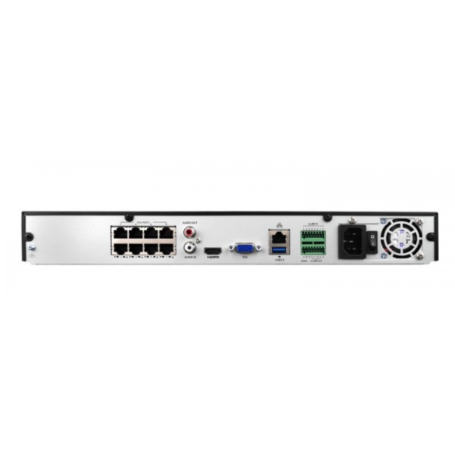 BCS BCS-P-NVR0802-A-4K-8P(5L) 1U Black
