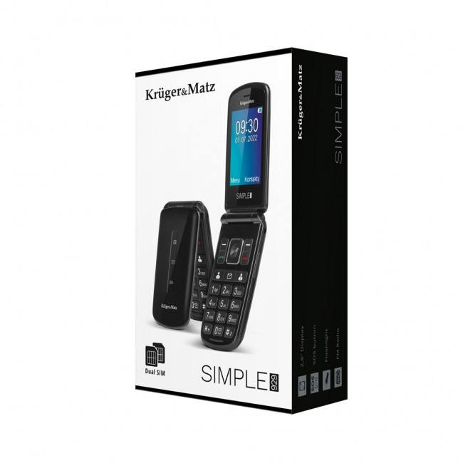 MaxCKruger & Matz Phone for seniors KM0929 7,11 cm (2,8 MaxCKruger & Matz Phone for seniors KM0929 7,11 cm (2,8