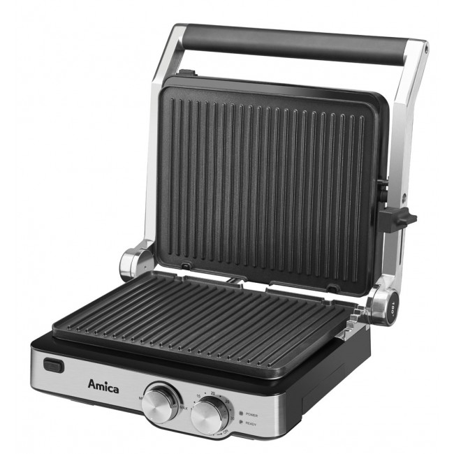 Amica GK4011 outdoor barbecue/grill Tabletop Electric Black, Stainless steel 2000 W Amica GK4011 outdoor barbecue/grill Tabletop Electric Black, Stainless steel 2000 W