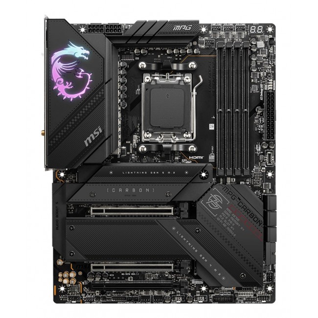 MSI MPG X670E CARBON WIFI motherboard AMD X670 Socket AM5 ATX