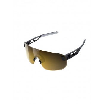 Bike glasses POC Elicit black - Clarity Road/Partly Sunny Gold category 3