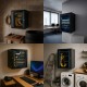Extralink Rackmount cabinet 4U 600x600 Black wall mounted