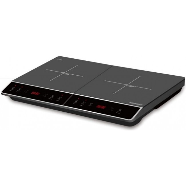 Heinrich's HDI 8862 Freestanding induction hob 2 burners black