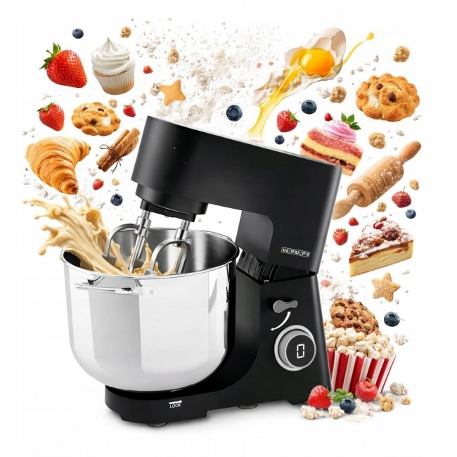 HEINRICH'S HKM 8150 Stand Mixer 2500 W 15 L Black