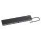 Conceptronic DONN32B 14-in-1 MST Docking Station USB 3.2 Gen 1, HDMI x 2, DP, GbE LAN, USB-A 5Gbps x 3, USB-C 5Gbps x 2, SD, TF/MicroSD, 3.5mm headset, Security Slot, 100W USB PD Conceptronic DONN32B 14-in-1 MST Docking Station USB 3.2 Gen 1, HDMI x 2, DP, GbE LAN, USB-A 5Gbps x 3, USB-C 5Gbps x 2, SD, TF/MicroSD, 3.5mm headset, Security Slot, 100W USB PD