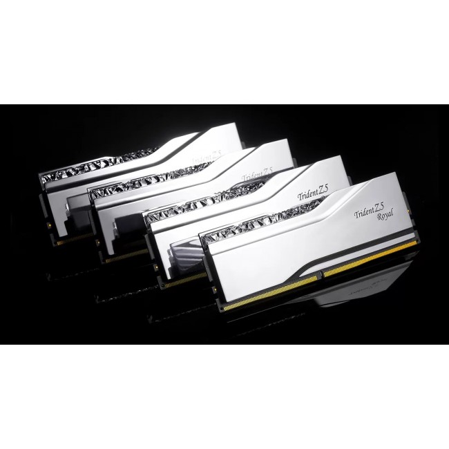 G.Skill Trident Z5 Royal F5-7600J3646G16GX2-TR5S memory module 32 GB 2 x 16 GB DDR5 7600 MT/s G.Skill Trident Z5 Royal F5-7600J3646G16GX2-TR5S memory module 32 GB 2 x 16 GB DDR5 7600 MT/s