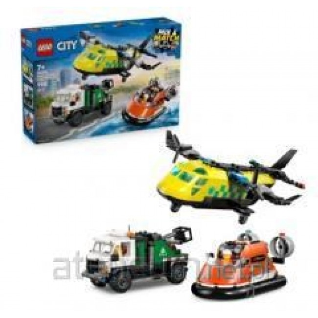 LEGO CITY 60505 Airplane, Service Truck and Hovercraft Rem