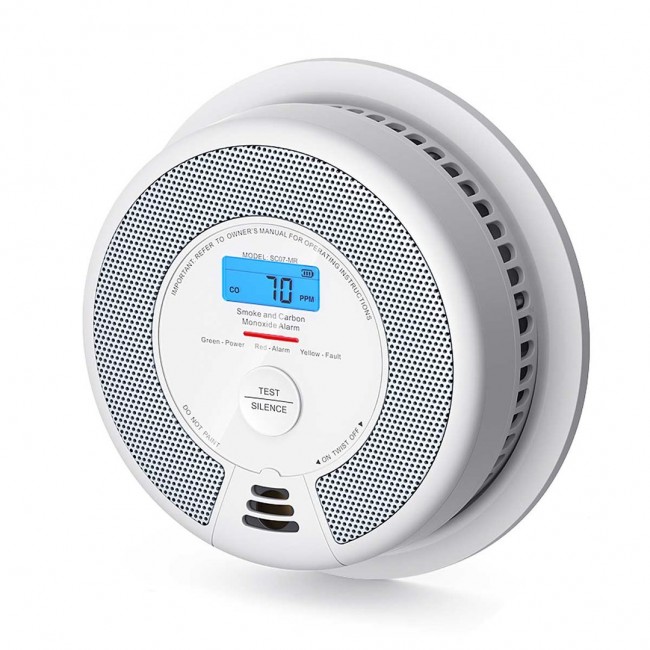 X-Sense SC07-MR smart smoke detector Photoelectrical reflection detector Interconnectable Wireless connection X-Sense SC07-MR smart smoke detector Photoelectrical reflection detector Interconnectable Wireless connection