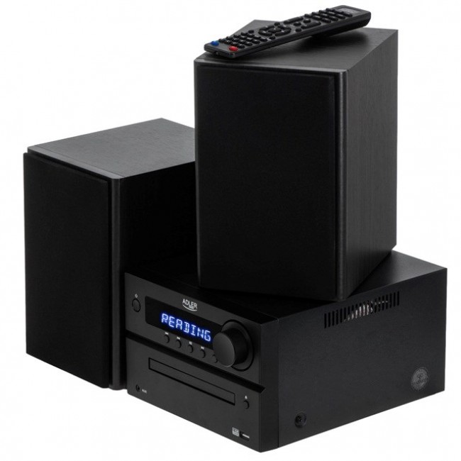 Adler AD 1917 HI-FI Tower Bluetooth/ CD/ USB/ FM Radio Black Adler AD 1917 HI-FI Tower Bluetooth/ CD/ USB/ FM Radio Black