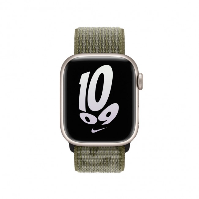 Apple MPHX3ZM/A smart wearable accessory Band White, Green Nylon