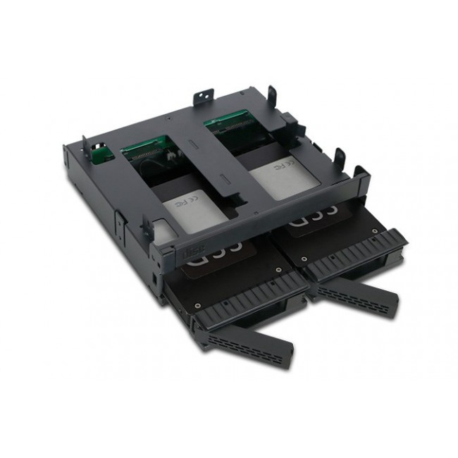 Icy Dock MB732SPO-B drive bay panel Black