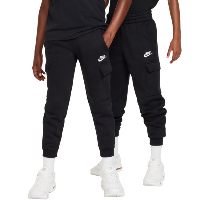 Spodnie dla dzieci Nike Sportswear Club Fleece czarne FD3012 010 S