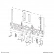 Neomounts AV30-500BL Videobar kit 43-110