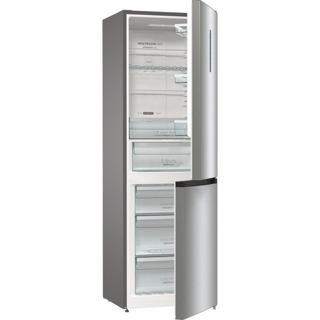 Gorenje NRK6192AXL4 fridge-freezer Freestanding 300 L E Grey