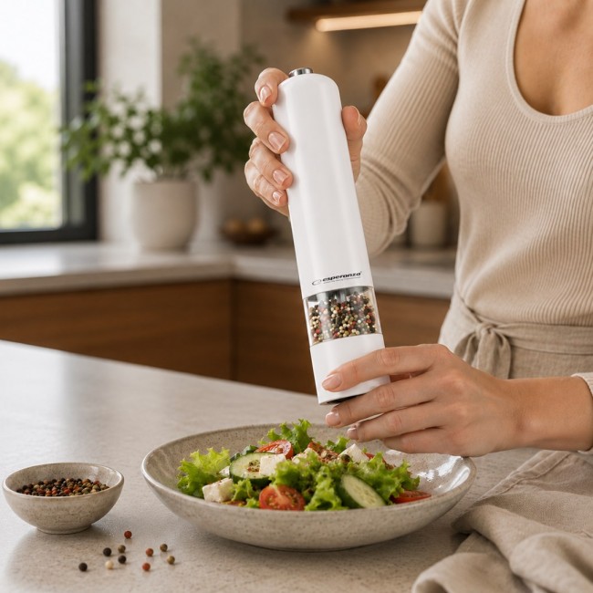 Esperanza EKP001W White pepper mill