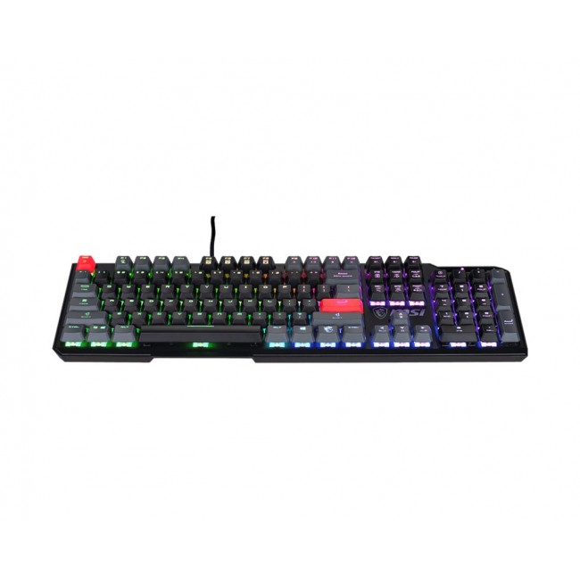 MSI Vigor GK41 Dusk LR US keyboard Gaming USB QWERTY English Black