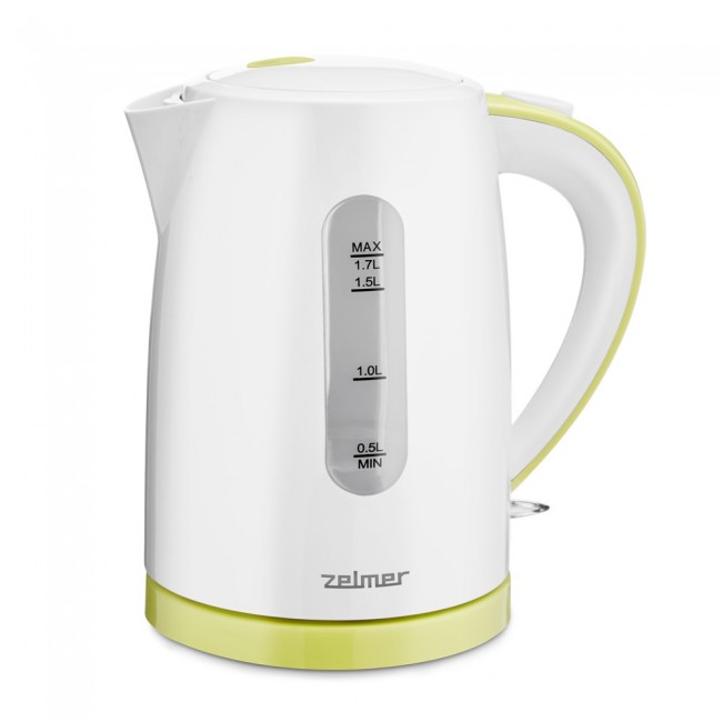 Zelmer ZCK7616L electric kettle 1.7 L 2200 W White, Yellow