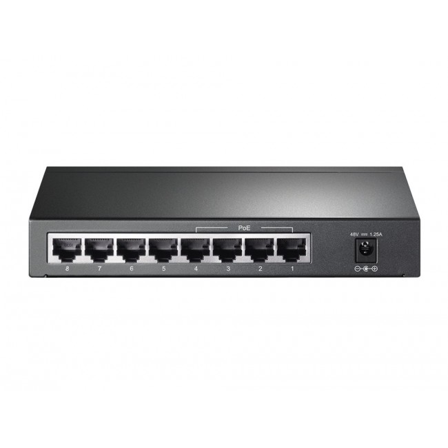 TP-LINK | Switch | TL-SG1008P | Unmanaged | Desktop | 1 Gbps (RJ-45) ports quantity 8 | PoE ports quantity 4 | Power supply type External | 36 month(s)