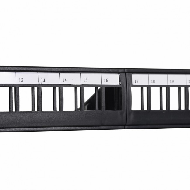 Lanberg PPKS-1124-B patch panel 1U Lanberg PPKS-1124-B patch panel 1U