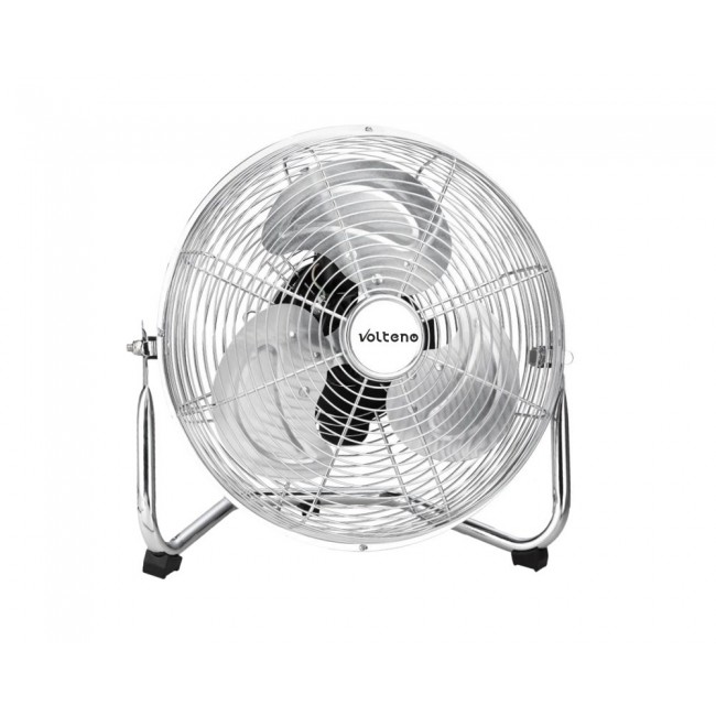 VOLTENO FLOOR CIRCULATOR FAN CHROME 100W / 45cm VOLTENO FLOOR CIRCULATOR FAN CHROME 100W / 45cm