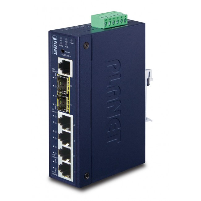 PLANET IGS-5225-4T2S network switch Managed L2+ Gigabit Ethernet (10/100/1000) Blue PLANET IGS-5225-4T2S network switch Managed L2+ Gigabit Ethernet (10/100/1000) Blue