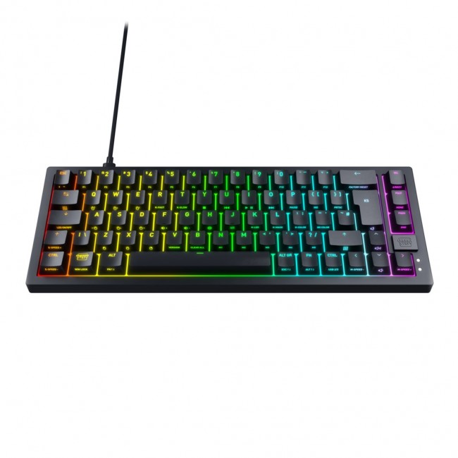 CHERRY K5V2 Compact keyboard Gaming USB QWERTZ German Black