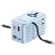 Universal Travel Adapter Verbatim Charge 70W 2C