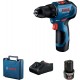 BOSCH SCREWDRIVER GSR 12V-30 2x2.0Ah 30/17Nm BL CASE