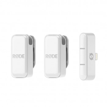 R DE Wireless Micro - 2-channel digital wireless system, Lightning, white
