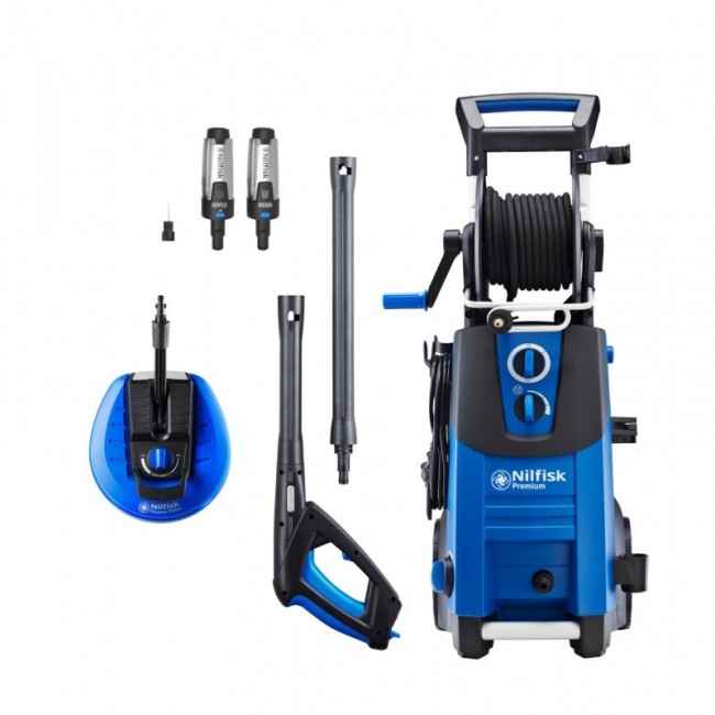 Nilfisk PREMIUM 190-12 POWER EU Pressure washer Straightened Electric 650 l/h Blue, Black Nilfisk PREMIUM 190-12 POWER EU Pressure washer Straightened Electric 650 l/h Blue, Black
