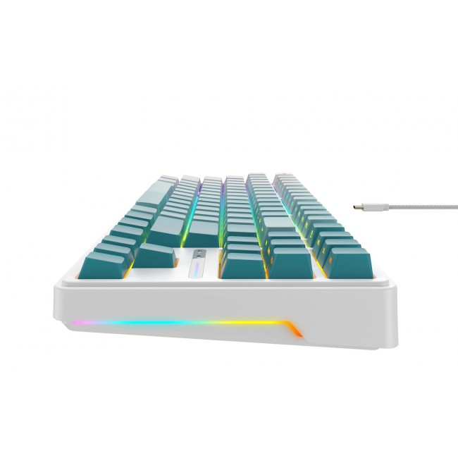 Havit KB901L - gaming keyboard (white and green)