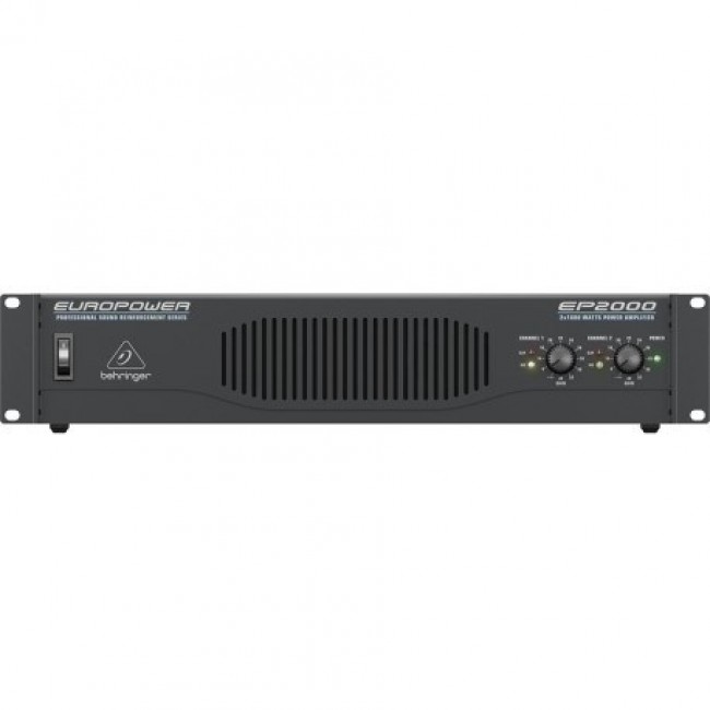 Behringer EP2000 audio amplifier Performance/stage Black
